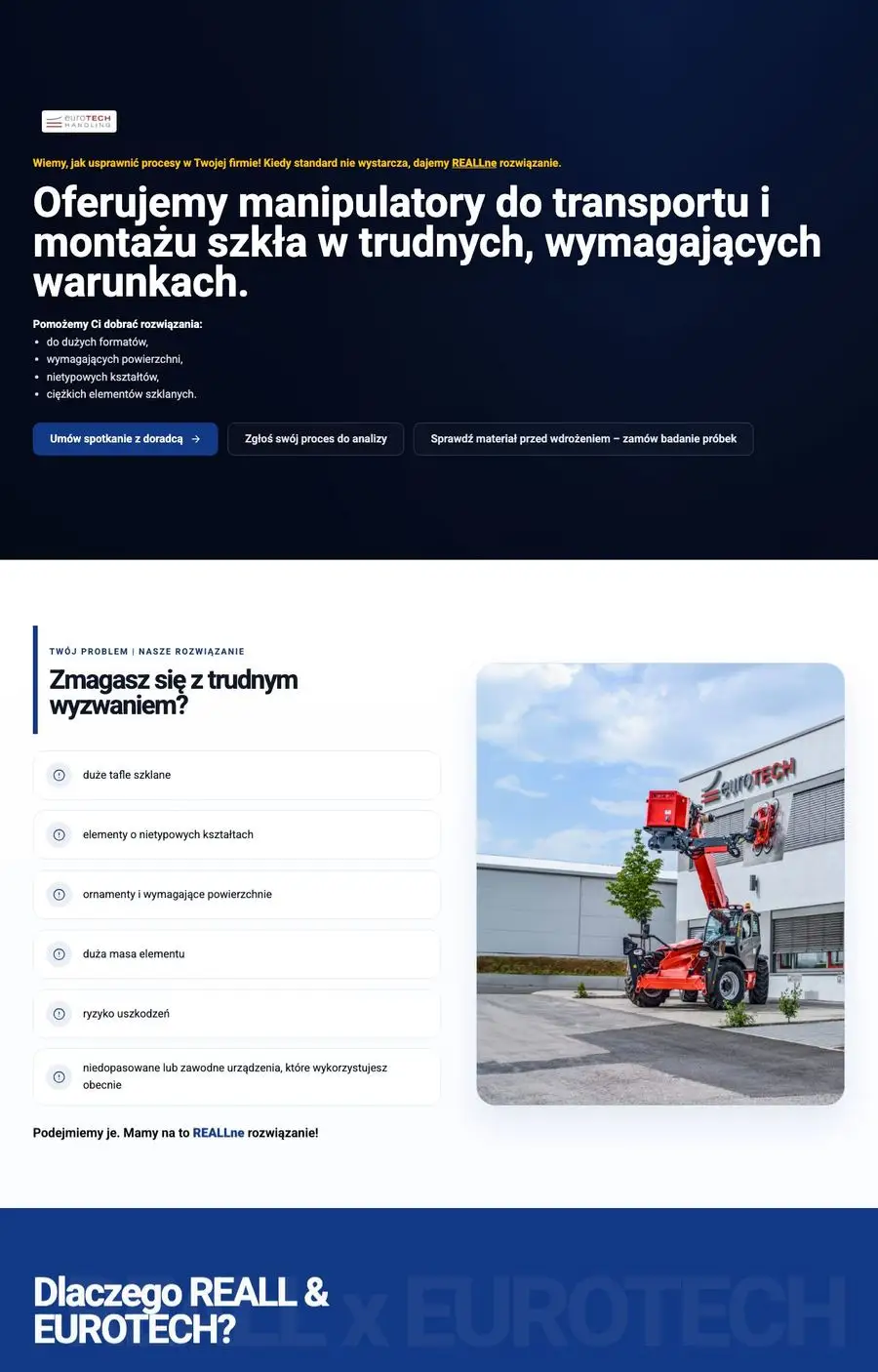 Zrzut strony: REALL & EUROTECH